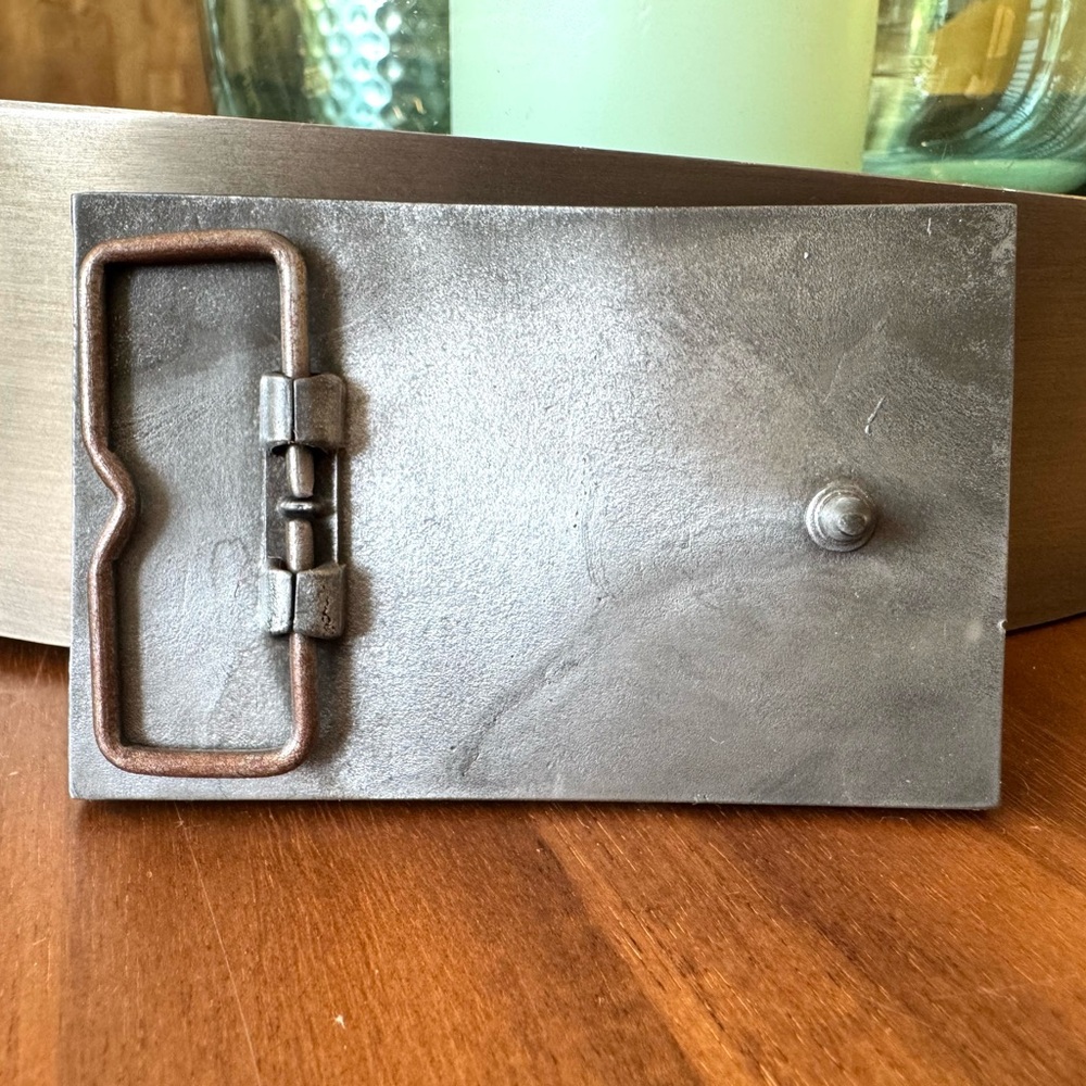Coca-Cola Embossed Silver Buckle - Picture 4 of 4